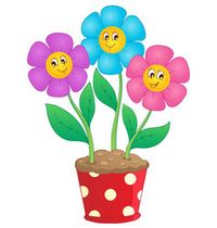 Flower theme image 8 Royalty Free Vector Image