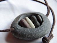 Hollow Out Rocks for Cairn-Inspired Jewelry