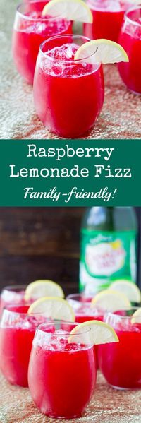 Make Raspberry Lemonade Fizz the "signature drink" at your next party! It only…