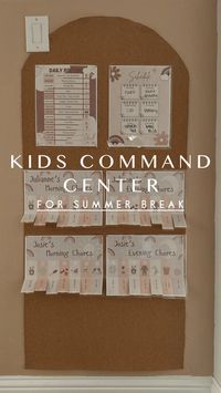 DIY Kid's Command Center