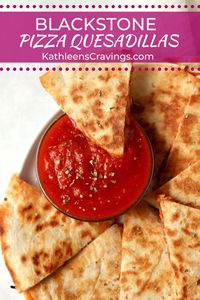 This Blackstone Pizza Quesadilla recipe only requires 5 simple ingredients and is easy to customize! We're combining the best of both worlds with this quick, kid-friendly recipe. Cooked to golden perfection on your Blackstone griddle, these quesadillas are sure to become a new family favorite.