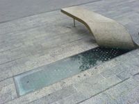 Peeled Pavement Bench