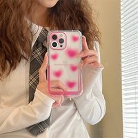 Pink Heart Invisible Stand Holder - Cute Phone Cases For iPhone 14 Pro – Touchy Style