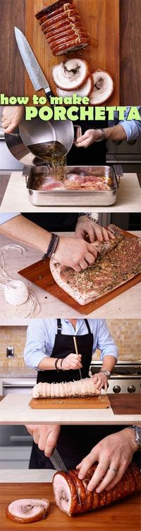 How to Make Porchetta: A step-by-step guide to how Chef and Chopped judge Scott Conant makes a classic Italian rolled pork roast.