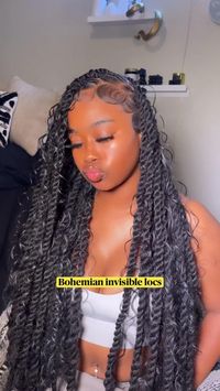 How to invisible locs, type of hair used & 30 cute invisible locs protective hairstyles.