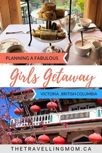 Enjoy charming hotels and shops, unique attractions and award-winning restaurants with our guide for planning a girls getaway in Victoria, British Columbia, Canada. #victoria #britishcolumbia #explorebc #girlsgetaway #girlsgetawaytips #explorecanada #canadatravel #vancouverisland #visitvictoria