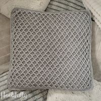 Free Diamond Stitch Pillow Crochet Pattern - Hookfully