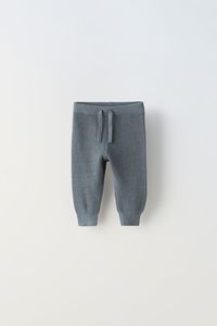 KNIT JOGGER PANTS - Mid-blue | ZARA Brasil