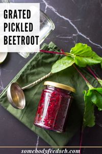 If you are looking for a way to preserve your abundant harvest of beetroot, look no further! Our Pickled Beetroot will make great garnishes and soups! We especially love these in our favourite summer recipe - Lithuanian Beetroot Soup a.k.a Pink Soup! #gratedbeetroot #preservedbeetroot #pickledbeetroot