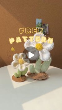 KeinMaker on Instagram: "Free pattern is here ✨ I only do it for my photography, but I didn't expect that you guys would care so much, so I decided to share this pattern completely free for all of you. 🙌 So everyone is have a new pattern yay 🤩 Cmt if you guys want a pic version 🥰 ________________  #keinmaker #amigurumpattern #Handmade #amigurumi #yarnlove #crochet #cute #diy #häkeln #crocheting #crochetdoll #amigurumidoll #craft #yarn #virka #amigurumilove #lovely #crochetpattern #amigurumitoy #crochetaddict #instacrochet #crochetlover #amigurumicrochet #hobbii #plushiesofinstagram #freepattern #daisy"