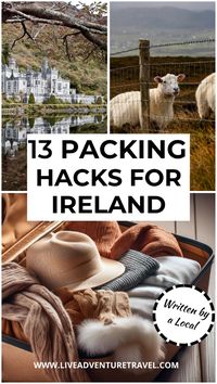 Heading to Ireland? Don't miss out on this Ireland packing guide that includes all your packing essentials. From hiking outfits for the rugged landscapes of Connemara to chic Dublin outfit options, this packing list covers everything. Whether it's a quick vacation or an extended road trip, be ready for any season and weather with these expert tips.