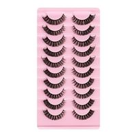 Description: What this product can offer you is that it has moderate hardness and long lengths for you to meet your different needs about makeup, which can be applied to most of the people, it will be comfortable and soft to wear according to the lightweight texture, for shaping a natural 3D effect with extending your eyelash. Featuring good ductility texture which make it can be long-lasting and wear-resistant for saving your money and have long lifespan, its thick effect is unique and creative for giving you a fashionable beautiful appearance. It is constructed of fiber material. The length of the set is 19cm, the width is 10.5cm, the height is 1.5cm. Lightweight and smooth, it is very easy to use. The eyelashes look great and natural. You can take your eyelashes with you to various plac