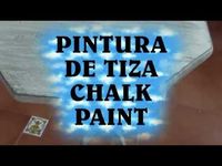 Como hacer Pintura Chalk Paint en GEL O ESPUMA A LA TIZA - YouTube