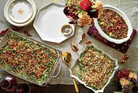 This is the perfect old-school green bean casserole for your holiday menu, but without any cream of mushroom soup. Every aspect of this casserole is homemade and perfectly good.