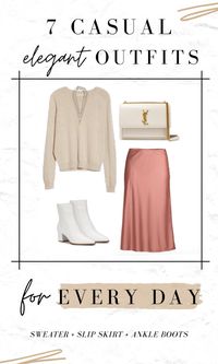 7 Casual Elegant Outfits for Every Day - MY CHIC OBSESSION