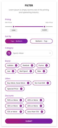 Mobile App Form Designs