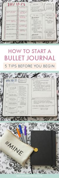 If you love the thought of bullet journaling, but feel a little overwhelmed at where to start. You are not alone! Here's FIVE of my best tips to help you dive in with confidence.