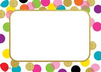 Perfect for name tags, labels, award badges, parties, field trips, first days of school, parent visitation, student portfolios, cubbies, gift tags, and scrapbooking. Measures approx. 3½" x 2½". 36 pieces per pack.