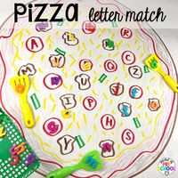 Pizza Centers for Preschool, Pre-K, and Kindergarten 1