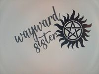 These are great for any Supernatural fan. Wayward Sister comes in many sizes and colors. Easy to apply.