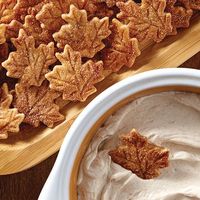 Pie Crust Chips & Cinnamon Dip - Pampered Chef (Cinnamon Plus Spice Blend = cinnamon and sweet spices, including nutmeg, allspice and orange peel.