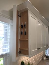 Laundry room/Butler's pantry  Side cabinet to store keys