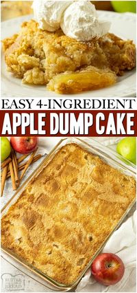 APPLE DUMP CAKE - Butter with a Side of Bread