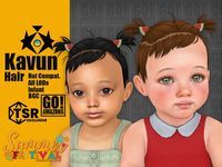 The Sims Resource - (Summer Festival) Kavun Hair