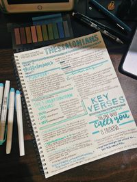 Bible Journaling | Bible Notes | Christian Aesthetic | 1 Thessalonians #bible #biblejournaling #journaling #christian #christianaesthetic #aesthetic ⭐