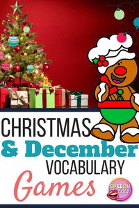 Practice vocabulary related to the holidays in Decem ber: Christmas, Kwanzaa, New Year's Eve, and Hanukkah. This fun drag and drop game is available for Boom Cards, Google Slides and Easel by TPT. They will have so much fun learning vocabulary from different December holiday celebrations around the world.