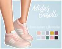 Adidas GazelleSo I recently got a pair of adidas sneakers like the ones in the preview and since I absolutely adore some of the other colours, I figured I’d make some for my sims to wear! :^D So I...