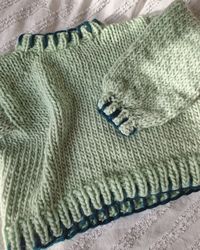 Blanket Stitch Sweater by Ketchup Knits