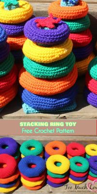 6 Best Stacking Toys Crochet Patterns