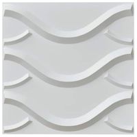 Art3d 3D Wall Panels PVC Wave Design VII (32 Sq.Ft) - Overstock - 31681534