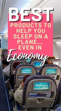 When you travel a long distance you probably want to try to sleep on your flight. But it's not always easy to sleep on a plane. Check out these products and tips for sleeping on a plane. These products will even help you sleep on a plane in economy.