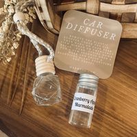 Get a refill for your diffuser so you wont be sad when it's gone! Add a touch of luxury to your car's interior with our Crystal Bottle Car Diffuser Refill. Long-Lasting Fragrance:The refill kit comes with a clean and long-lasting fragrance that can last for up to 1 month. Easy-to-Use:It's easy to use and can be easily attached to your car's diffuser. Scent Options:You can choose the same scent as your car diffuser, ensuring a cohesive fragrance experience throughout the vehicle. Elevate your dri