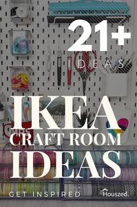 21+ IKEA Craft Room Ideas That Hit The Spot in 2024 | Houszed