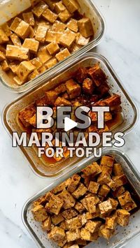 Johnny Morillo on Instagram: "The best 3 tofu marinades 

If you feel like your tofu marinade could use a flavour boost, don’t worry—I’ve got you covered! 😊 I highly recommend making a batch of this at the start of the week, so it’s ready whenever you need it. You can store it in the fridge or freezer, making it super convenient to grab anytime. The best part? It’s delicious hot or cold, so you can enjoy it however you like!

Simply soy sauce
- 1/4 cup soy sauce
- 2 tbsp rice vinegar
- 1 tbsp sesame oil
- 1 tbsp maple syrup
- 1 tbsp fresh ginger, grated
- 2 cloves garlic, minced

Coconut Nutty 
- 1/4 cup coconut milk
- 2 tbsp peanut butter
- 1 tbsp lemon juice
- 1 tbsp maple syrup
- 1 clove garlic, minced
- 1 tsp chilli flakes
- Salt to taste

Olive oil with smoked paprika 
- 1/4 olive oi