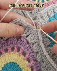 joining granny squares with single crochet - how to crochet granny squares together with a border