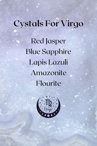 Healing crystals for the star sign Virgo