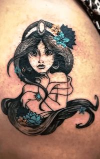 Princess Jasmine Tattoo Design Images (Princess Jasmine Ink Design Ideas)