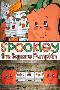 Adorable and engaging interactive activities to go along with the book The Legend of Spookley the Square Pumpkin. Includes darling craft for retall, worksheets, vocabulary and more!