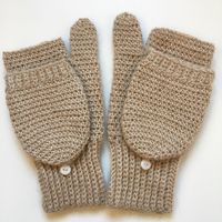 Convertible crochet mittens | Bubanana