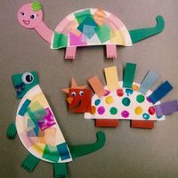 Dino Shapes Craft @ Sunset Funcrafting by Chandler Public Library