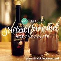 Take a swirl on the sweet side with scrumptious Baileys Salted Caramel. Try it out in a delicious Salted Caramel Hot Chocolate.