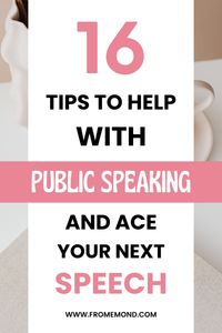 Have a speech coming up? Speaking in public can be difficult, especially if you’ve never done it before. In this post, I’m giving you my top 16 public speaking tips to conquer your fear of speaking in public.