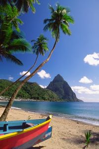 St. Lucia in Caribbean