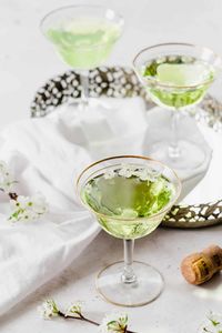 Midori Champagne Cocktail - Celebrations at Home