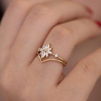 Diamond Flower Cluster Ring – ARTEMER