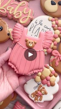 1.8K views · 986 reactions | It feels like forever since I’ve posted a cookie video!

I’m happy to finally share this teddy bear themed baby shower set from a couple months ago. 🧸💕

Cutter is from @thesweetdesignsshoppe 
.
.
.
.
.
.
.

#cookiereels #cookievideo #cookievideos #cookiedecorating #cookiedecoratingvideo #cookiedecoratingvideos #bakingtutorial #cookieflood #satisfyingvideos
#designercookies #cookier #sugarcookiedecorating #sugarcookies #instacookies #sugarcookiesofinstagram
#decoratedsugarcookies #satisfying #austinfood #cookietutorial #cookieart #relaxing  #desserttable #royalicingcookies #royalicingart #decoratedcookies #teddybear #babyshowercookies #babygirl #wecanbearlywait | Blue Goo Bakery | Jada Facer · Dreams